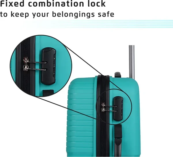 Medium Check-in Suitcase (66 cm) 4 Wheels - ECLIPSE 66 - Teal#JustHere